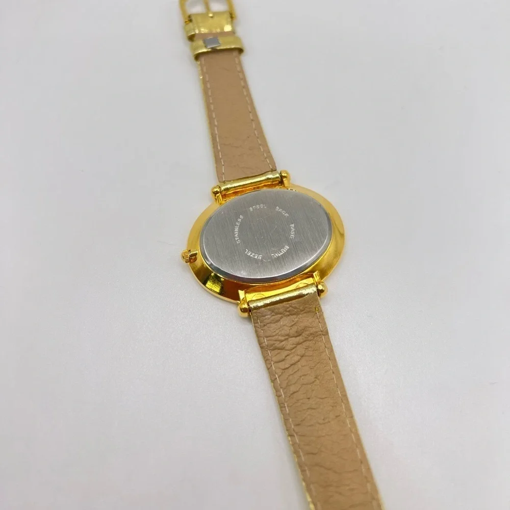 Collezio Gold Tone Crystal Bezel Watch – Needs Battery